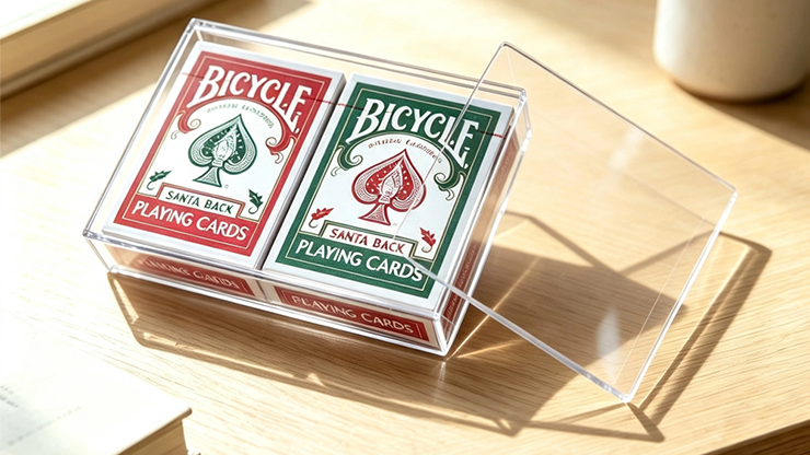 Plexiglass Card Case (2 Deck Case) by MS Magic Plexiglass Card Case (2 Deck Case) by MS Magic