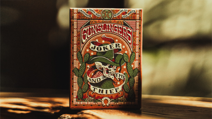 Gunslingers Poker (Red) Playing Cards